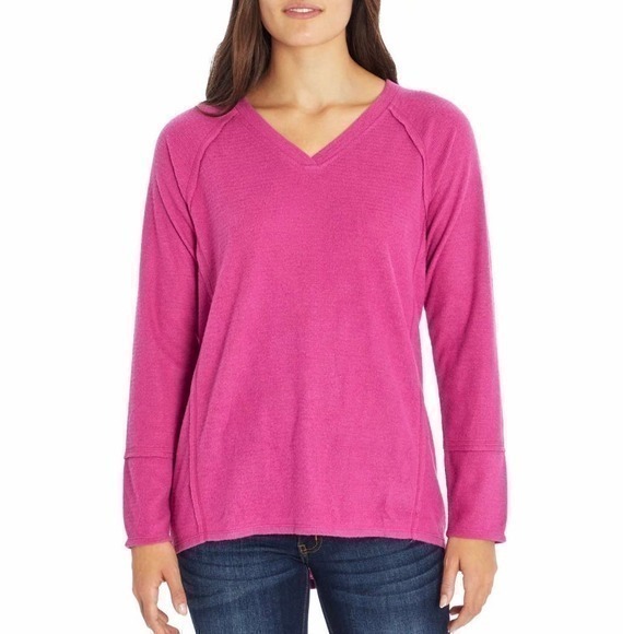 Wildfox Women's‎ Brushed Haley Top in Elderberry - Picture 1 of 5